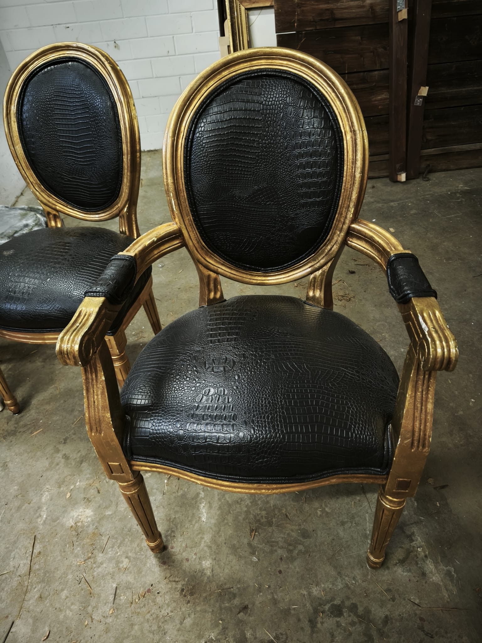 R01-003 Barock-Lehnstuhl