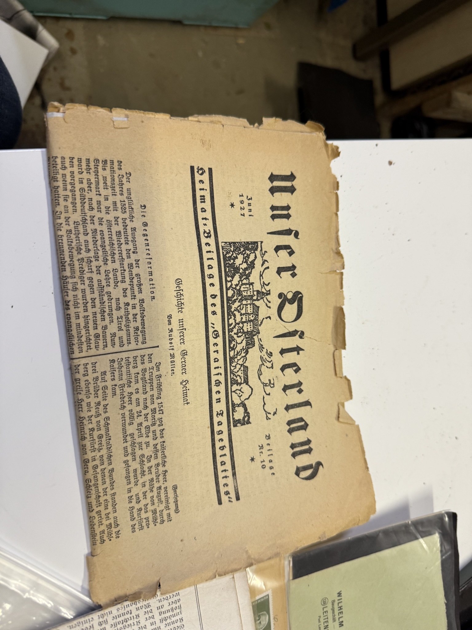 A12-030 Verschiedene alte Dokumente