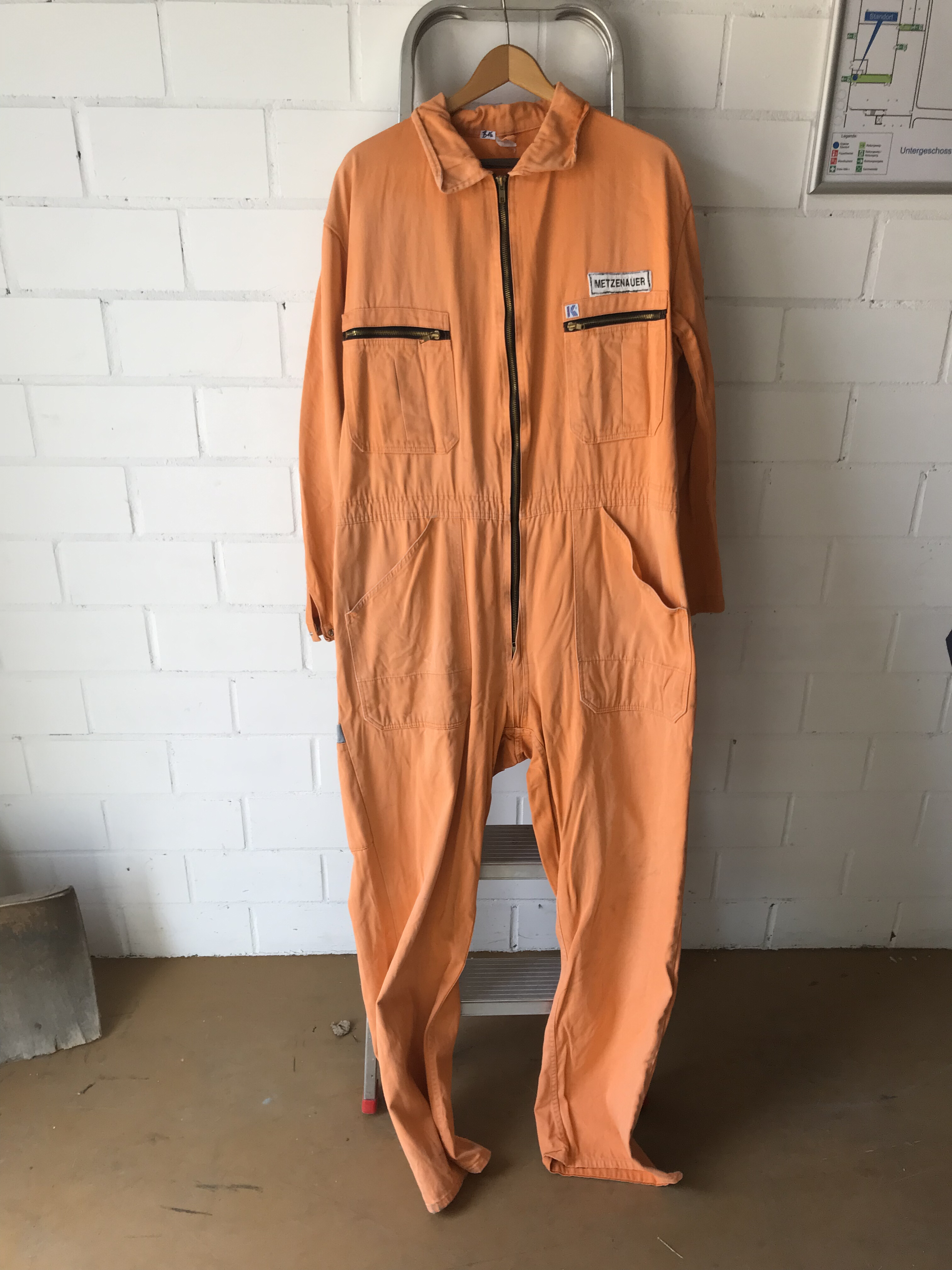 B16 Arbeitsoverall orange