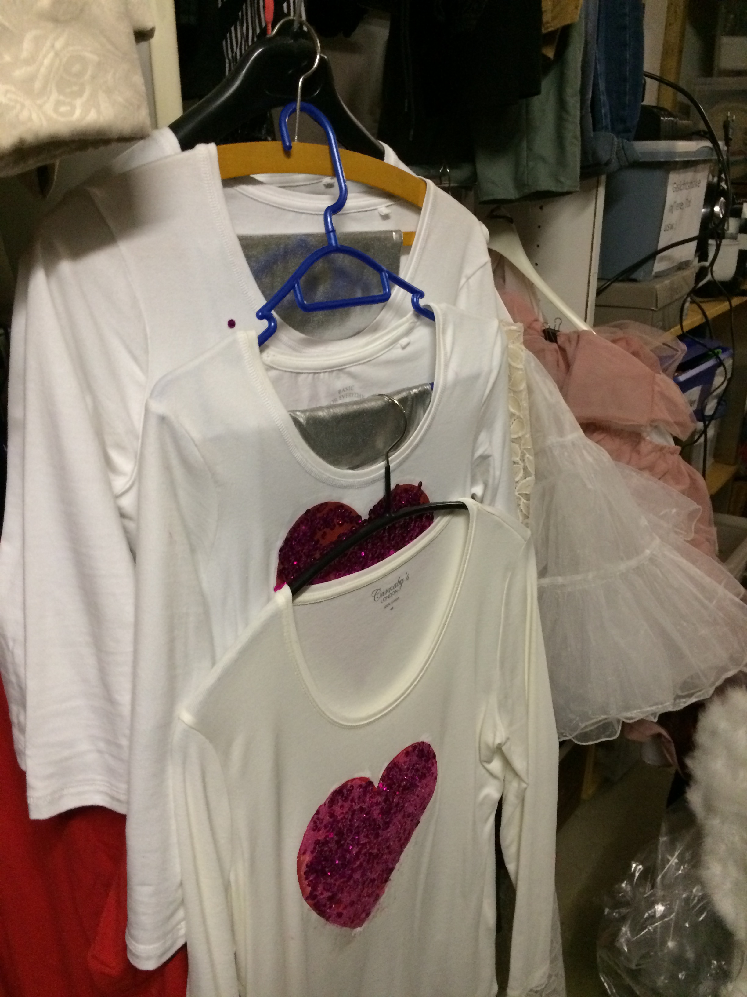 S9 T-Shirt mit Glitzerherz