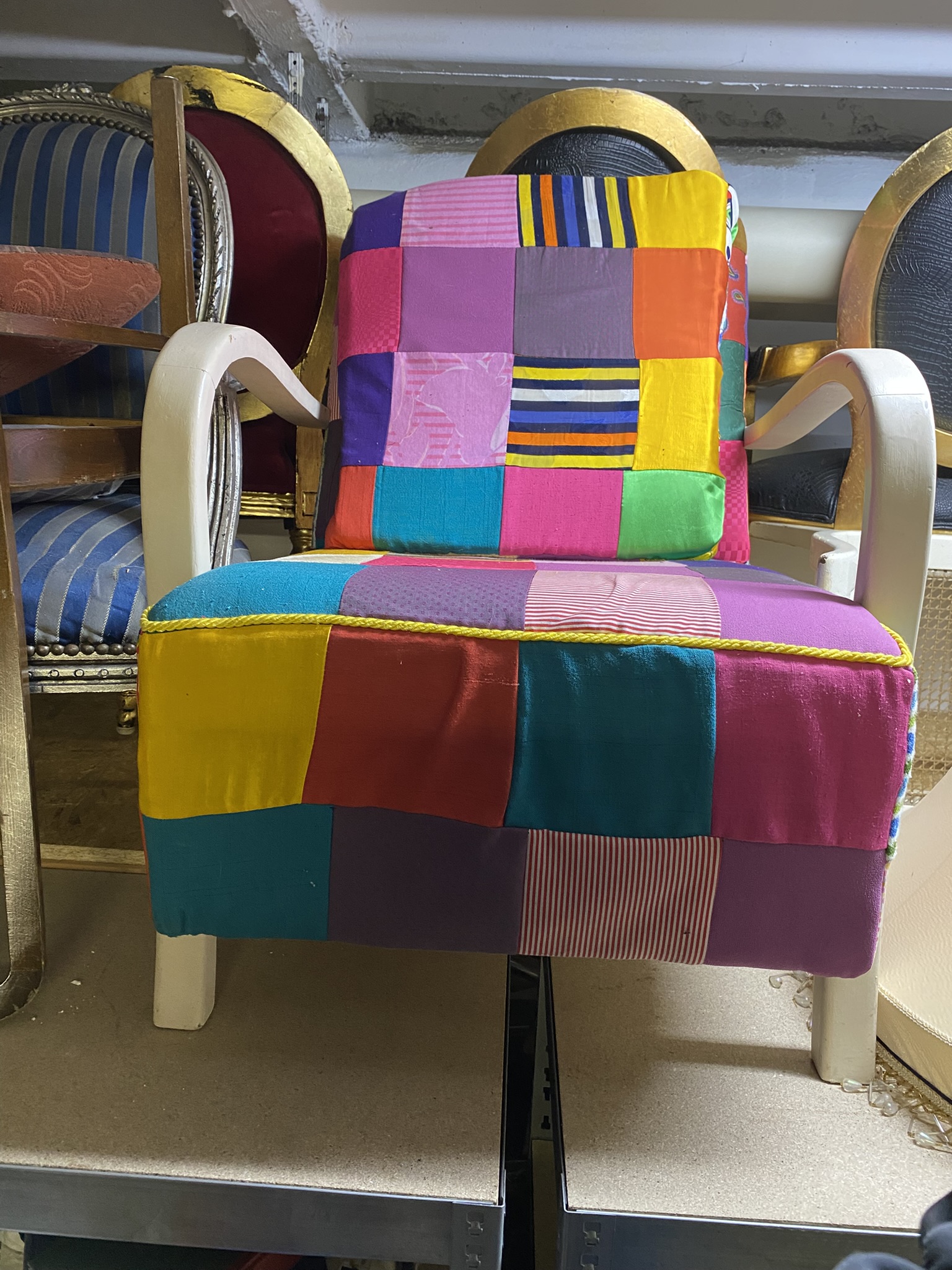 R01-007 Patchwork-Sessel