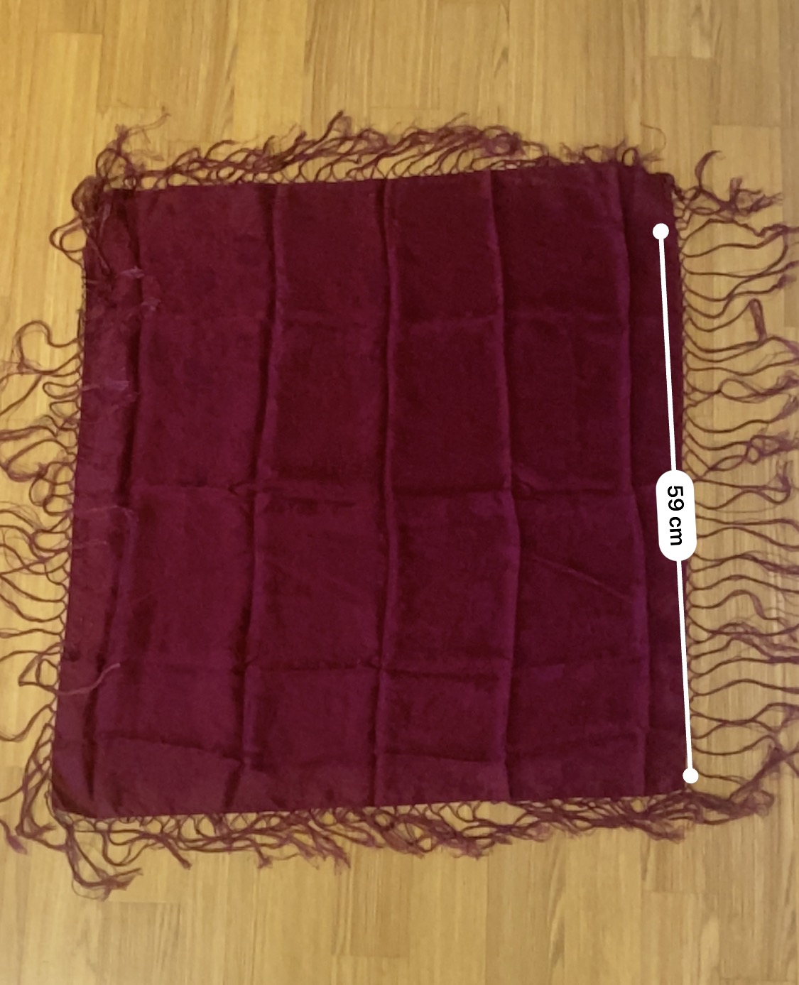 TU44 Tuch mit Fransen