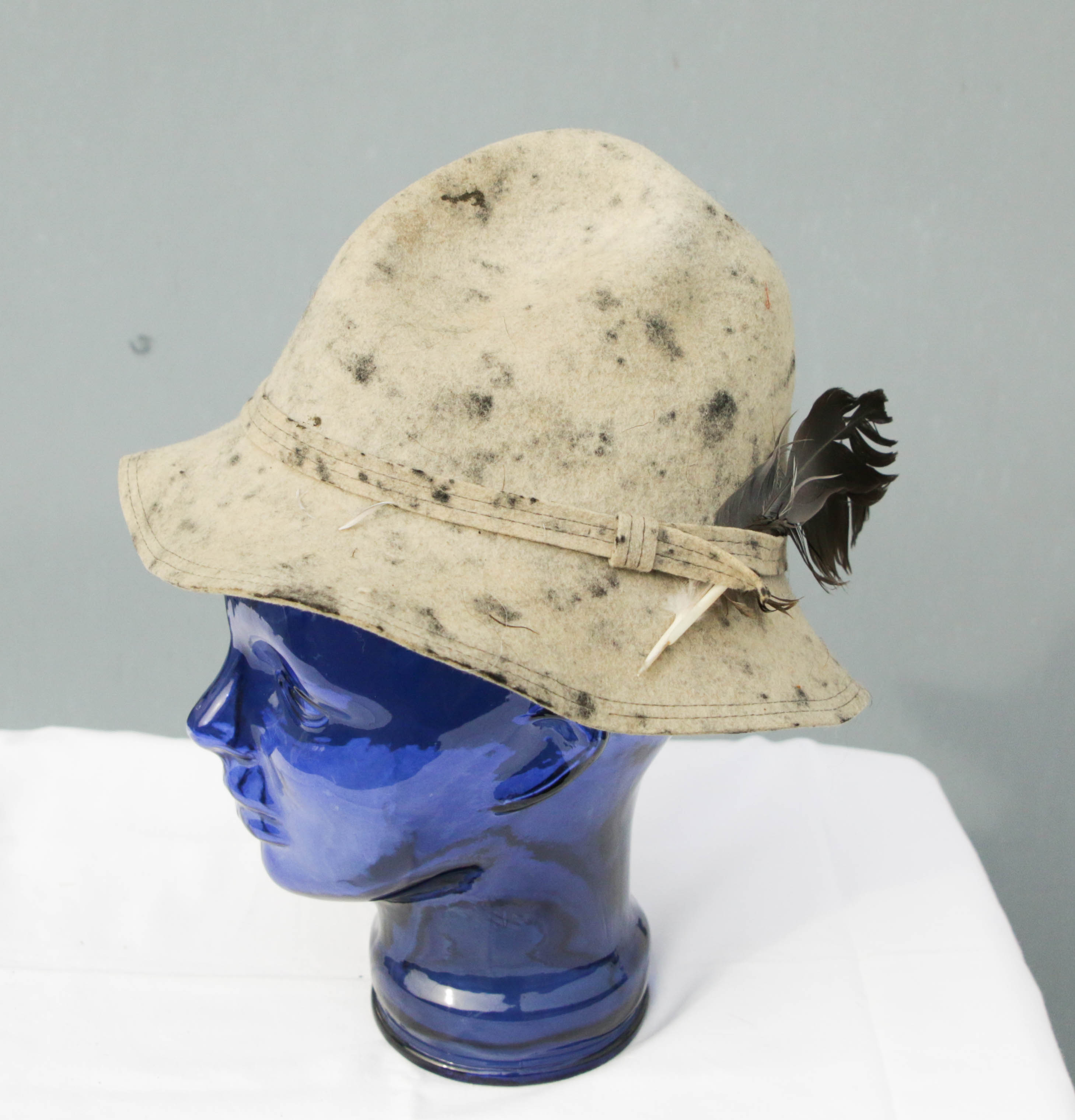 HUT97 Filzhut Tracht mit Federn