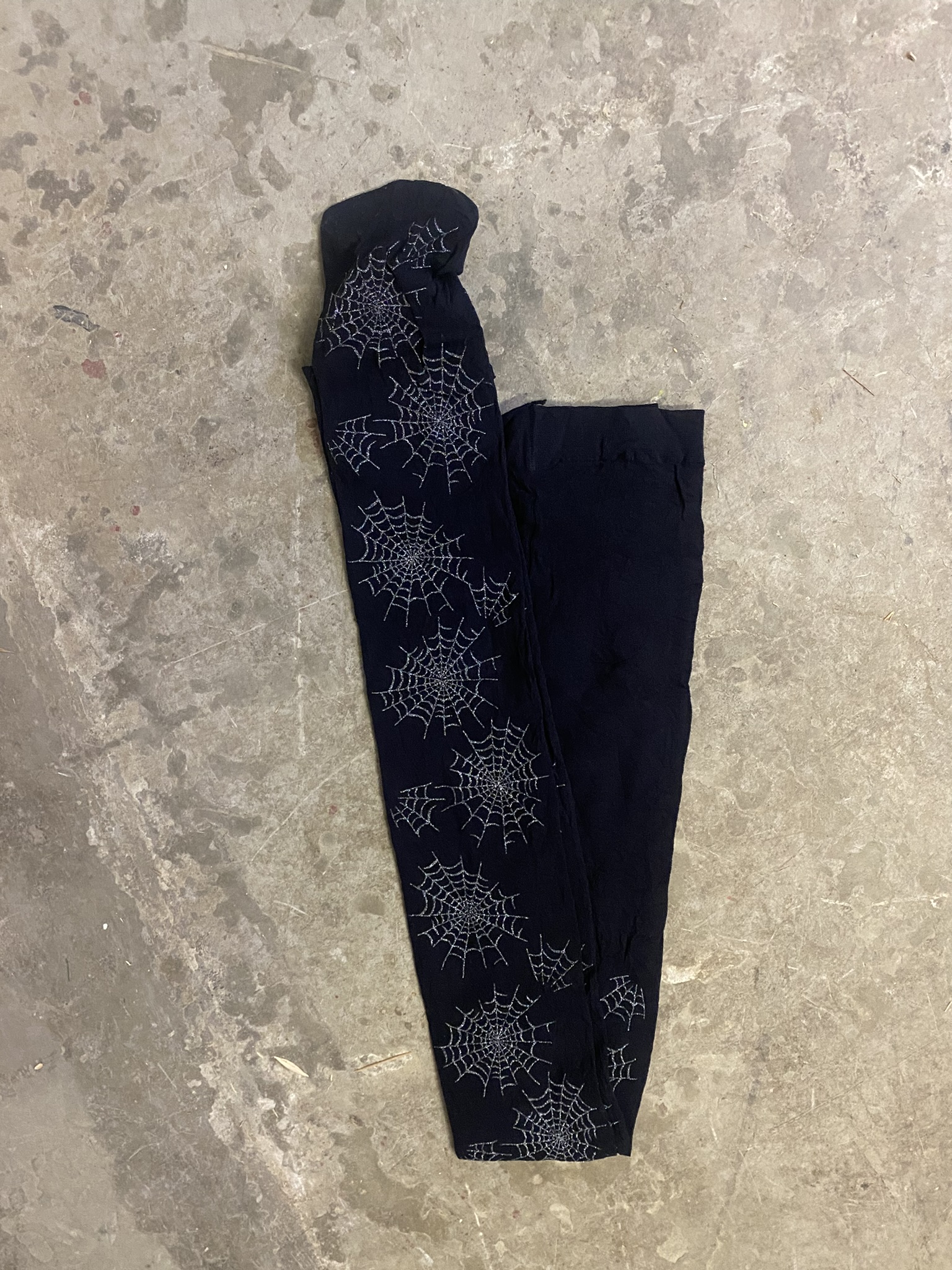 ST36 Strumpfhose Spinnennetze