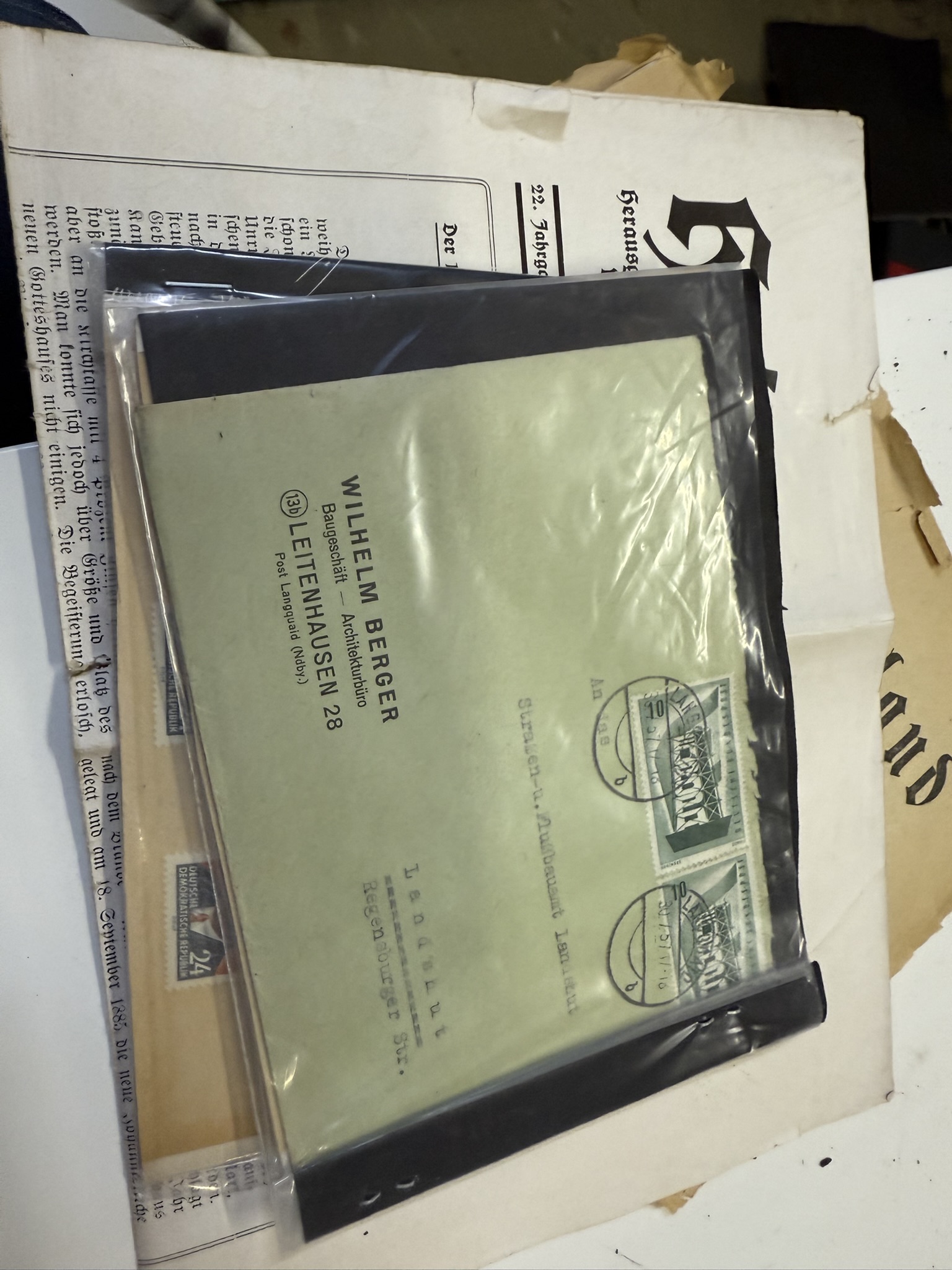 A12-030 Verschiedene alte Dokumente