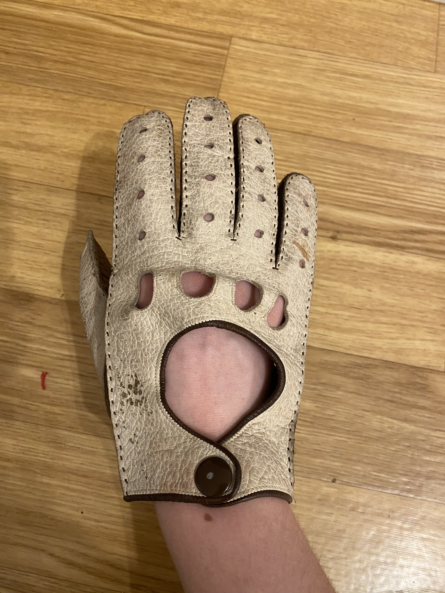 HD22 Autofahrer-Lederhandschuhe