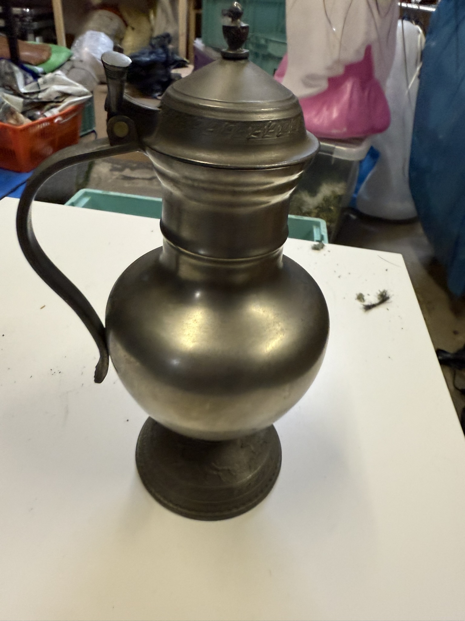 A04-003 Wasserkrug Zinn