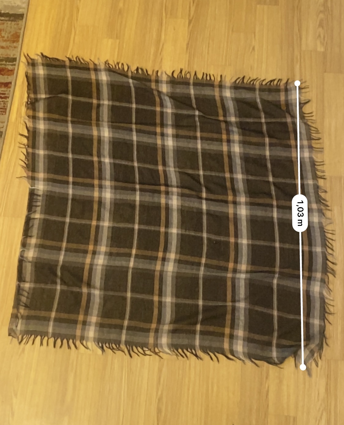 TU43 Tuch mit Fransen