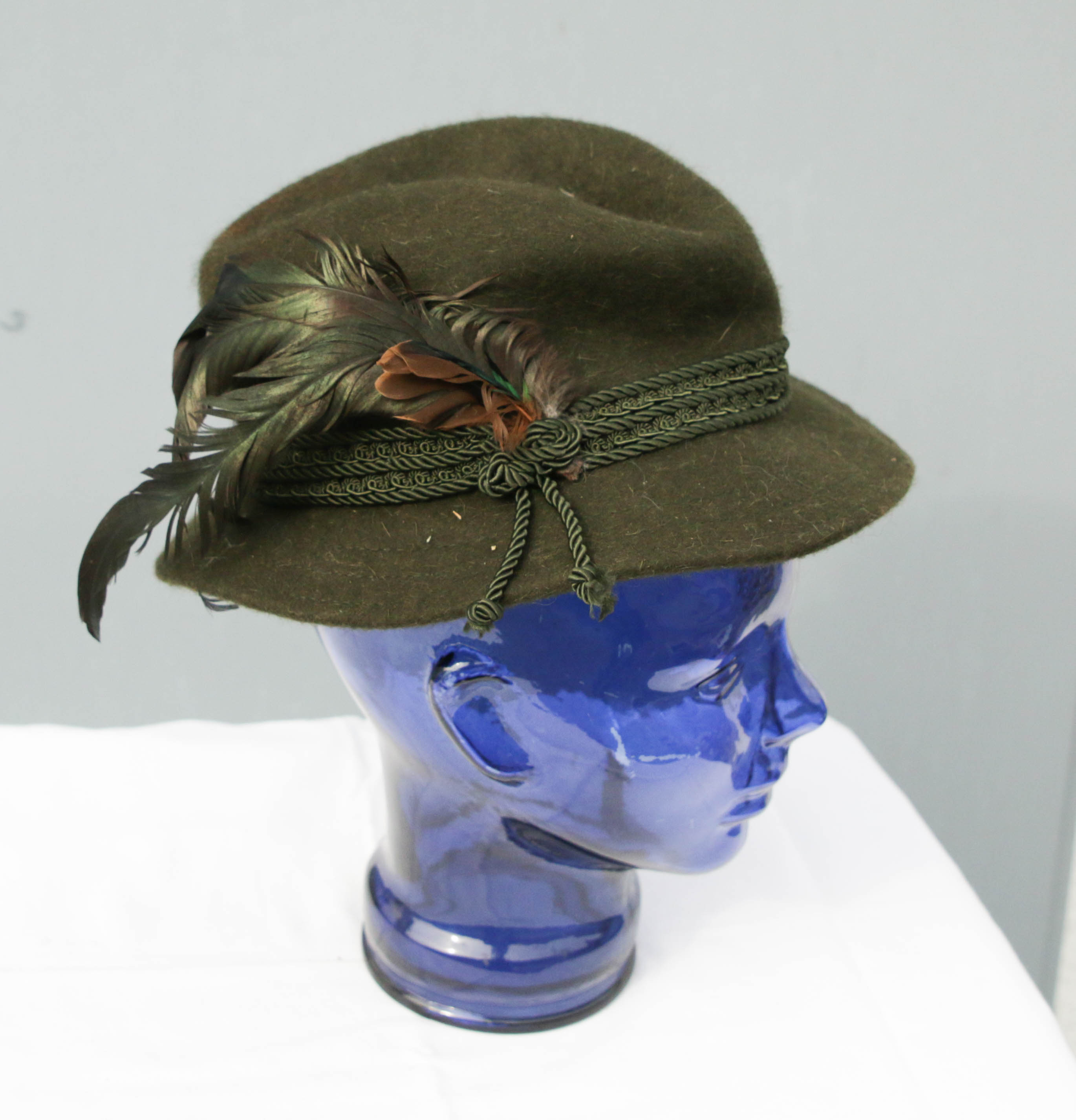 HUT94 Filzhut Tracht mit Federn