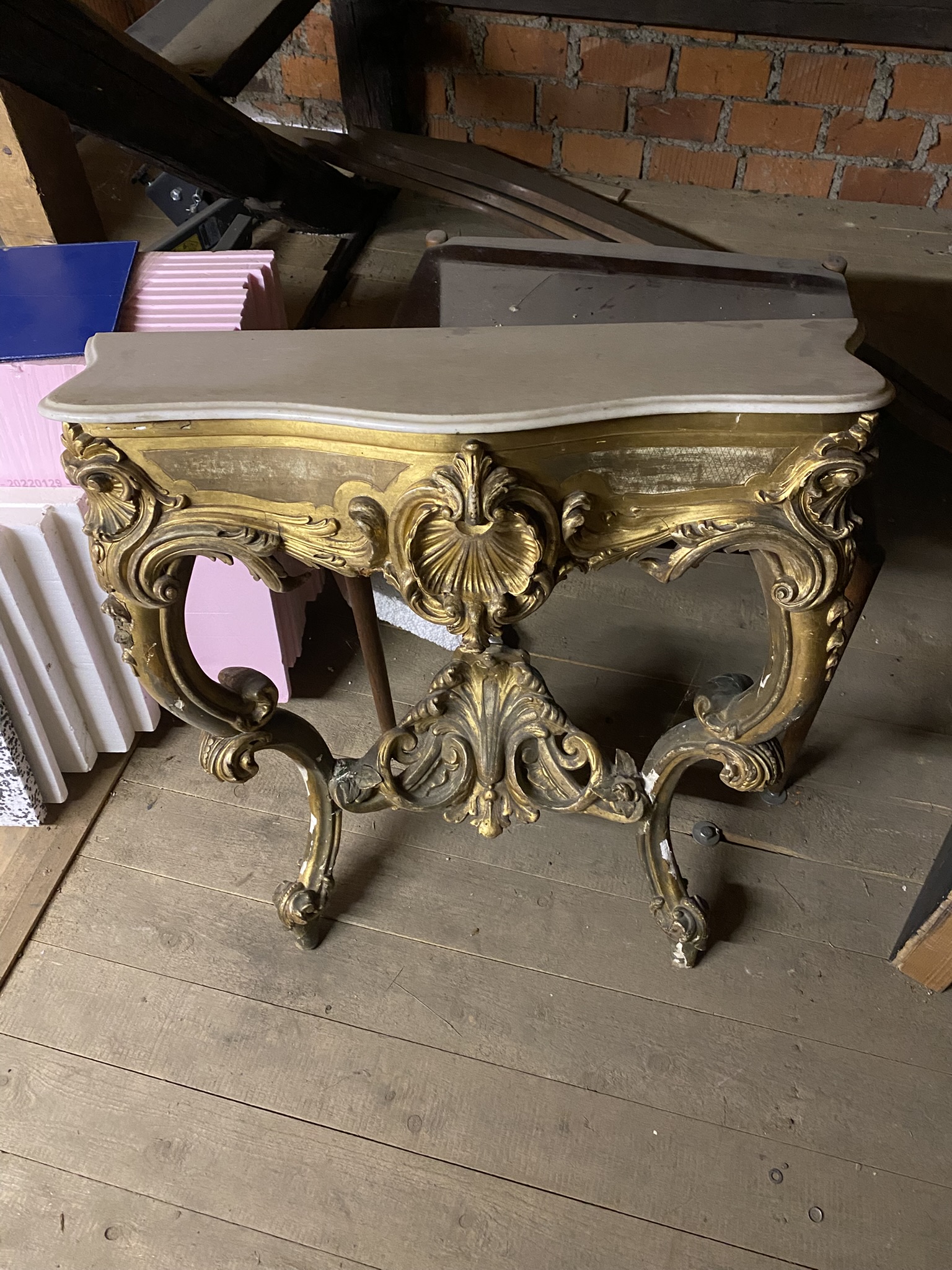 EX01-016 Wand-Tisch Marmor