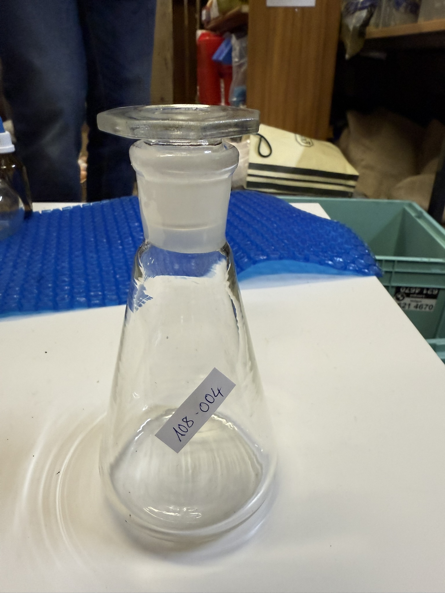 A08-004 Erlenmeyer-Kolben groß