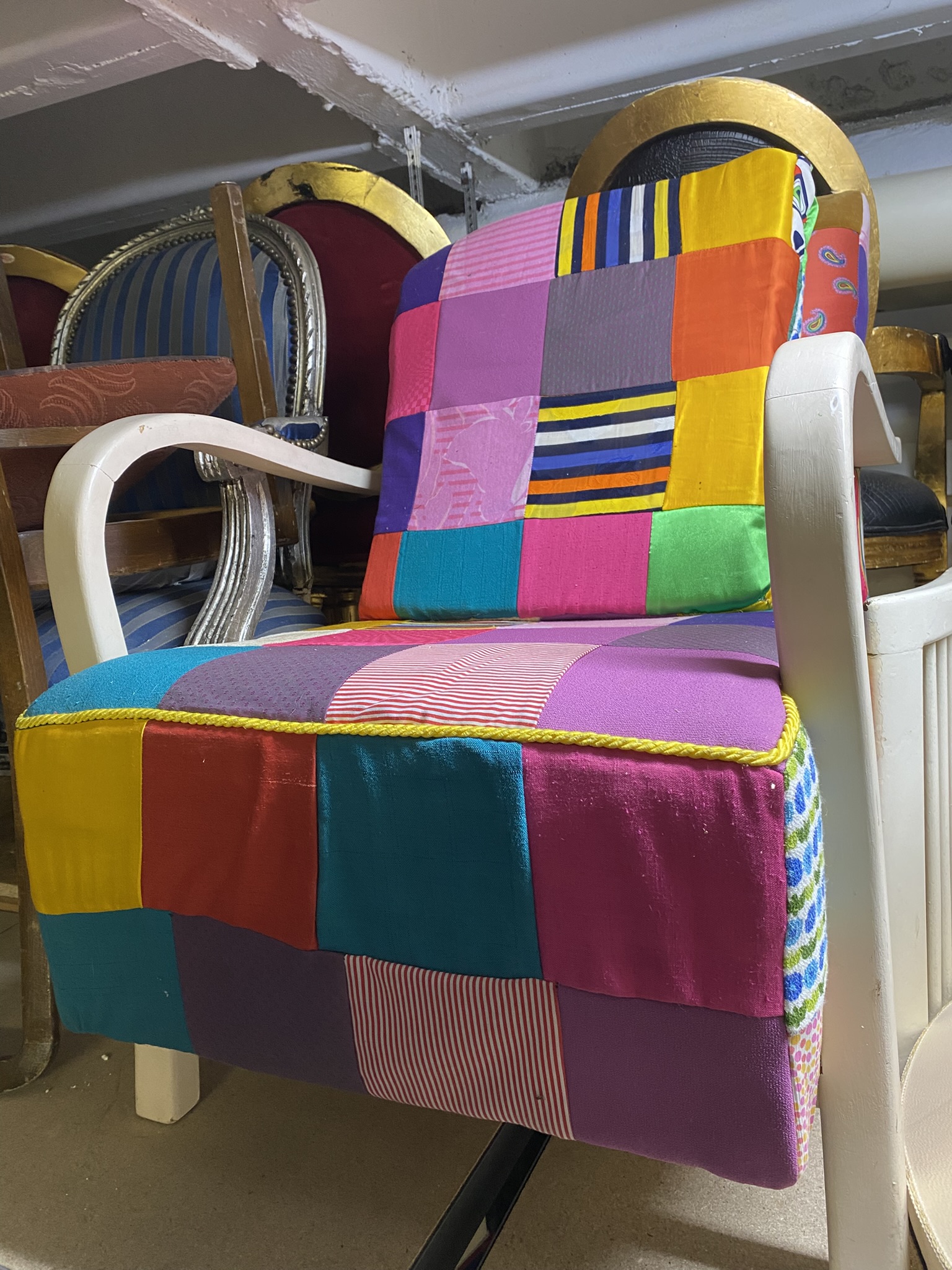 R01-007 Patchwork-Sessel