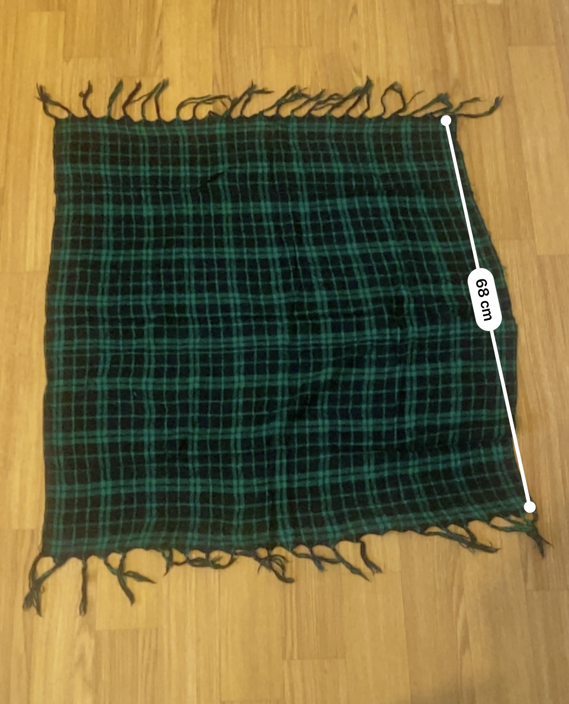 TU45 Tuch mit Fransen