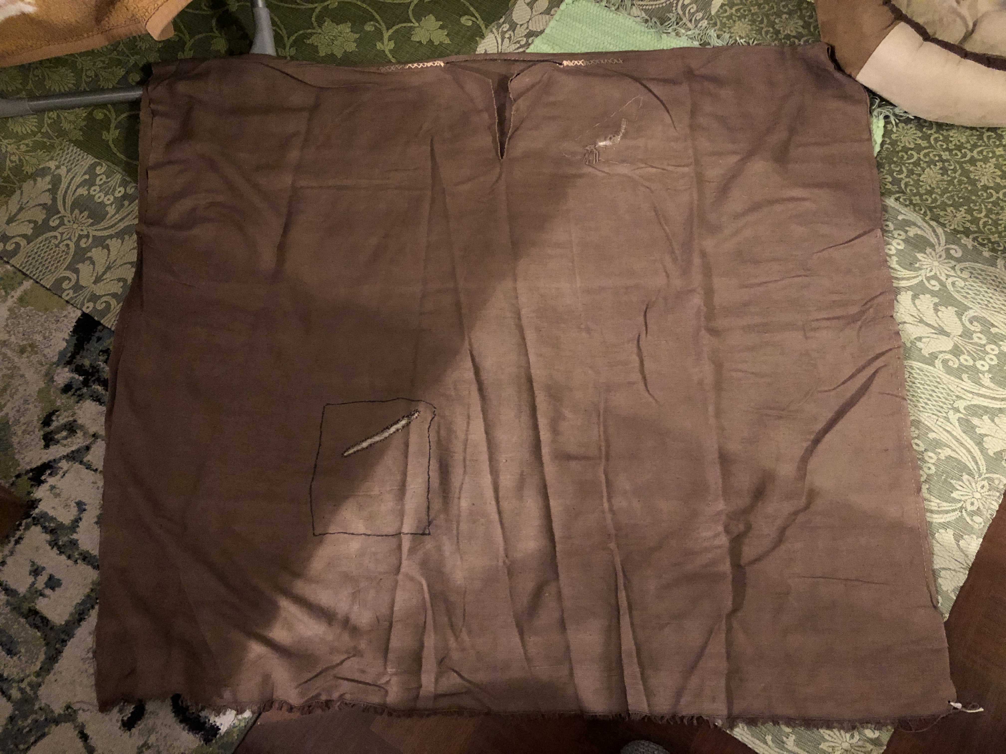 U17 Rustikaler Schlupfumhang