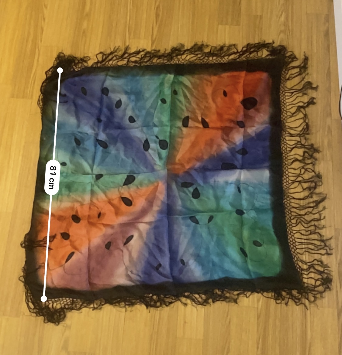 TU35 Tuch mit Fransen