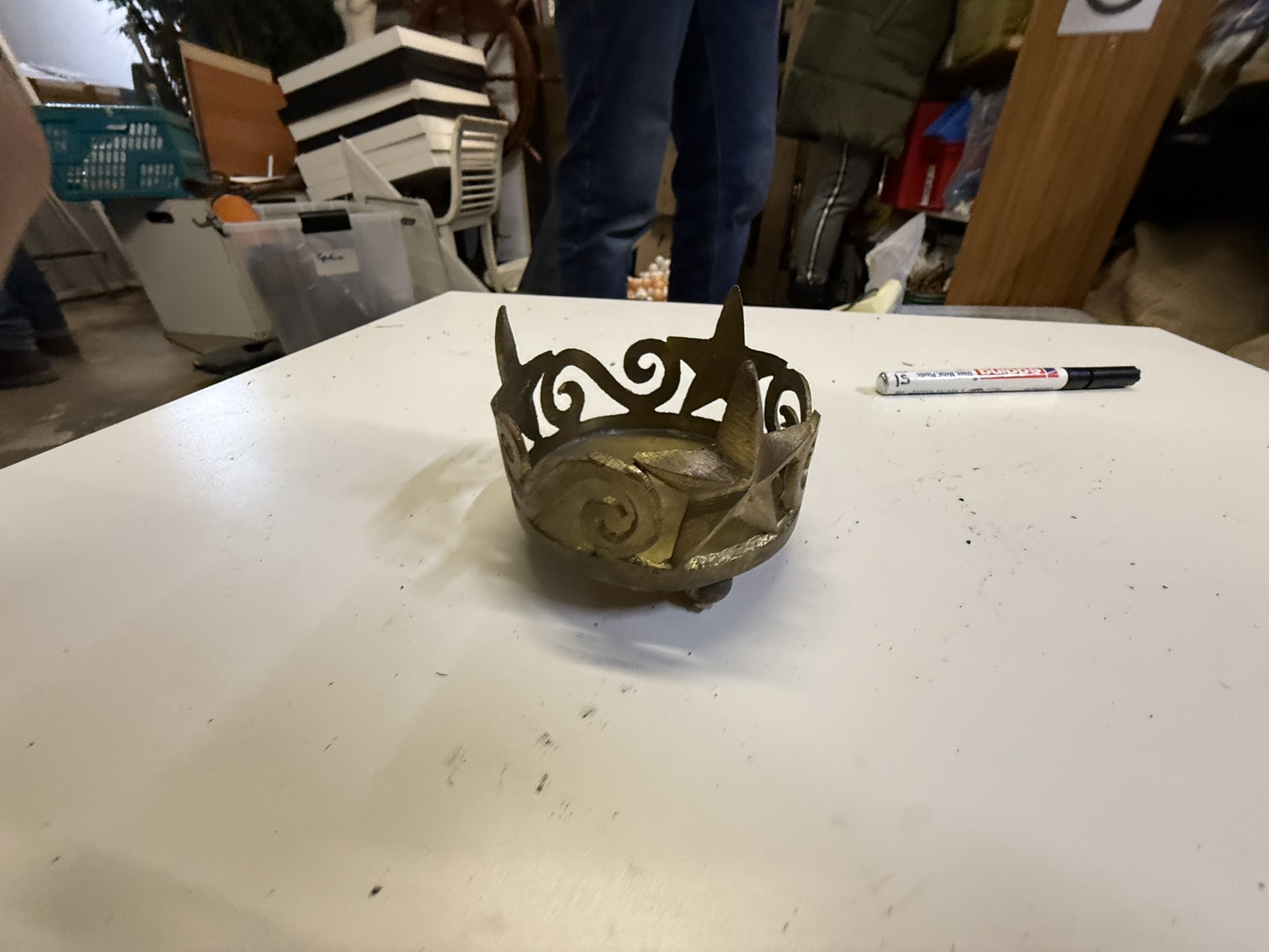 A05-013 Teelicht-Halter Messing