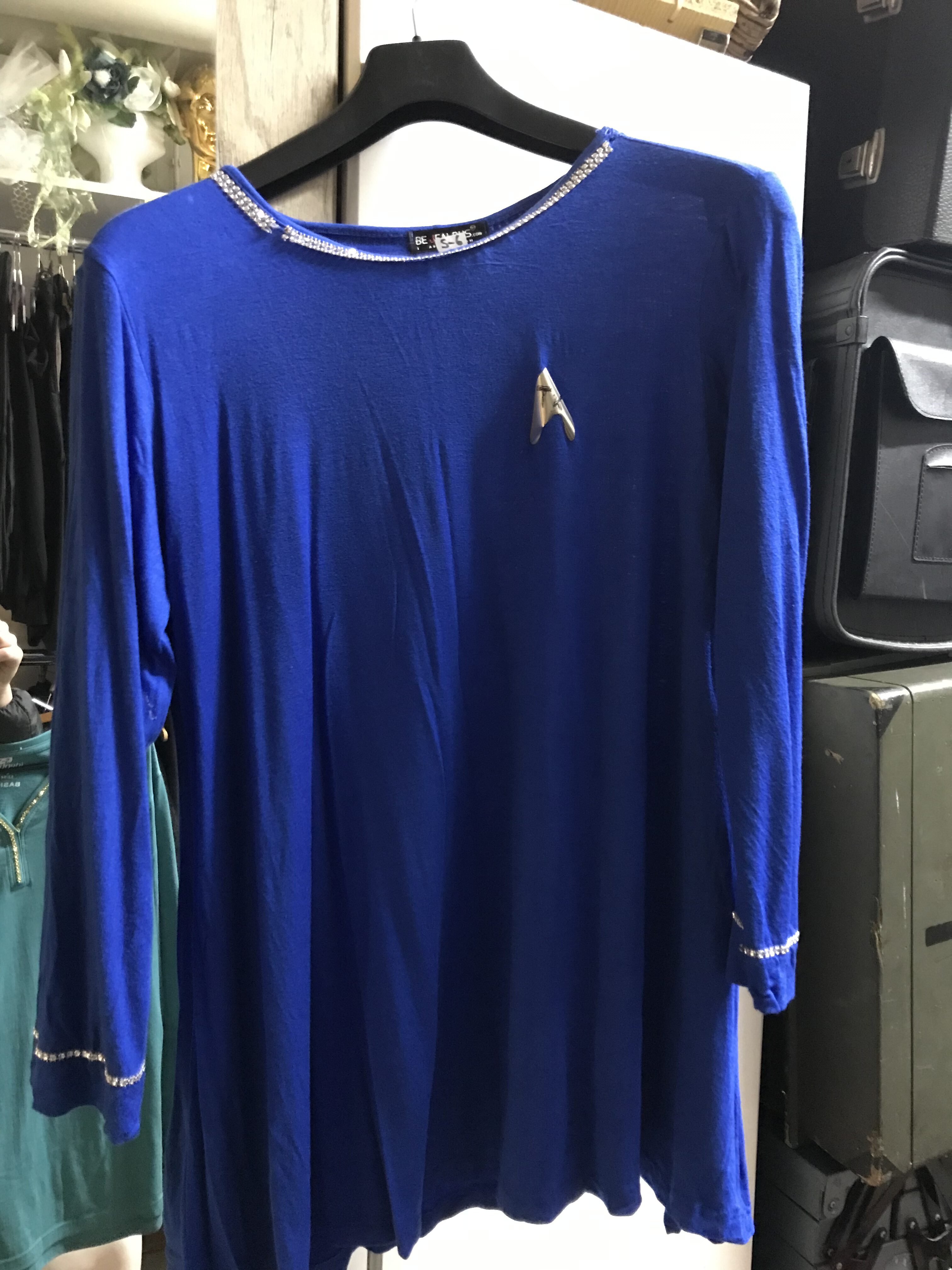 S6 Raumschiff-Langarmshirt