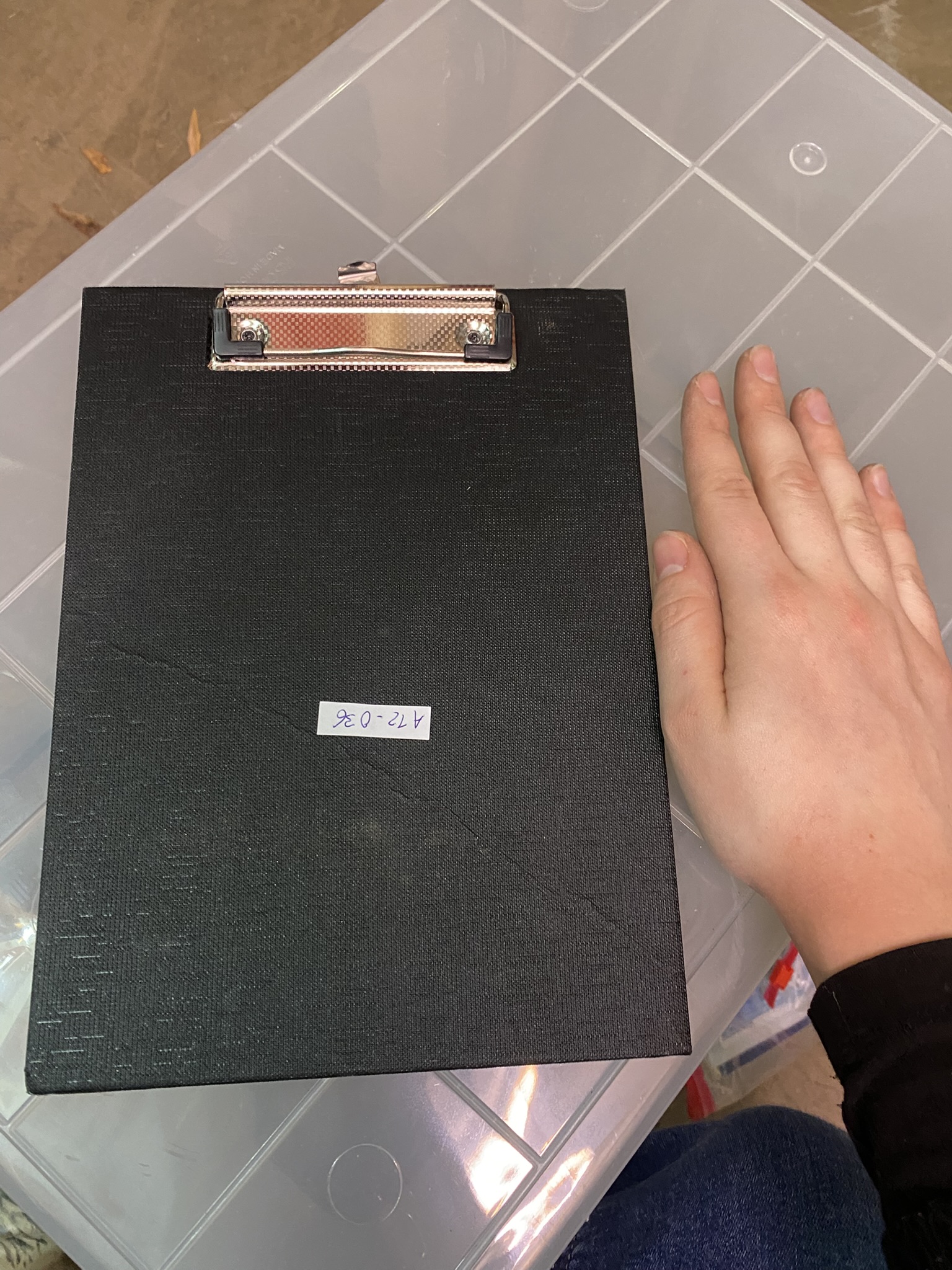 A12-036 Klemmbrett klein