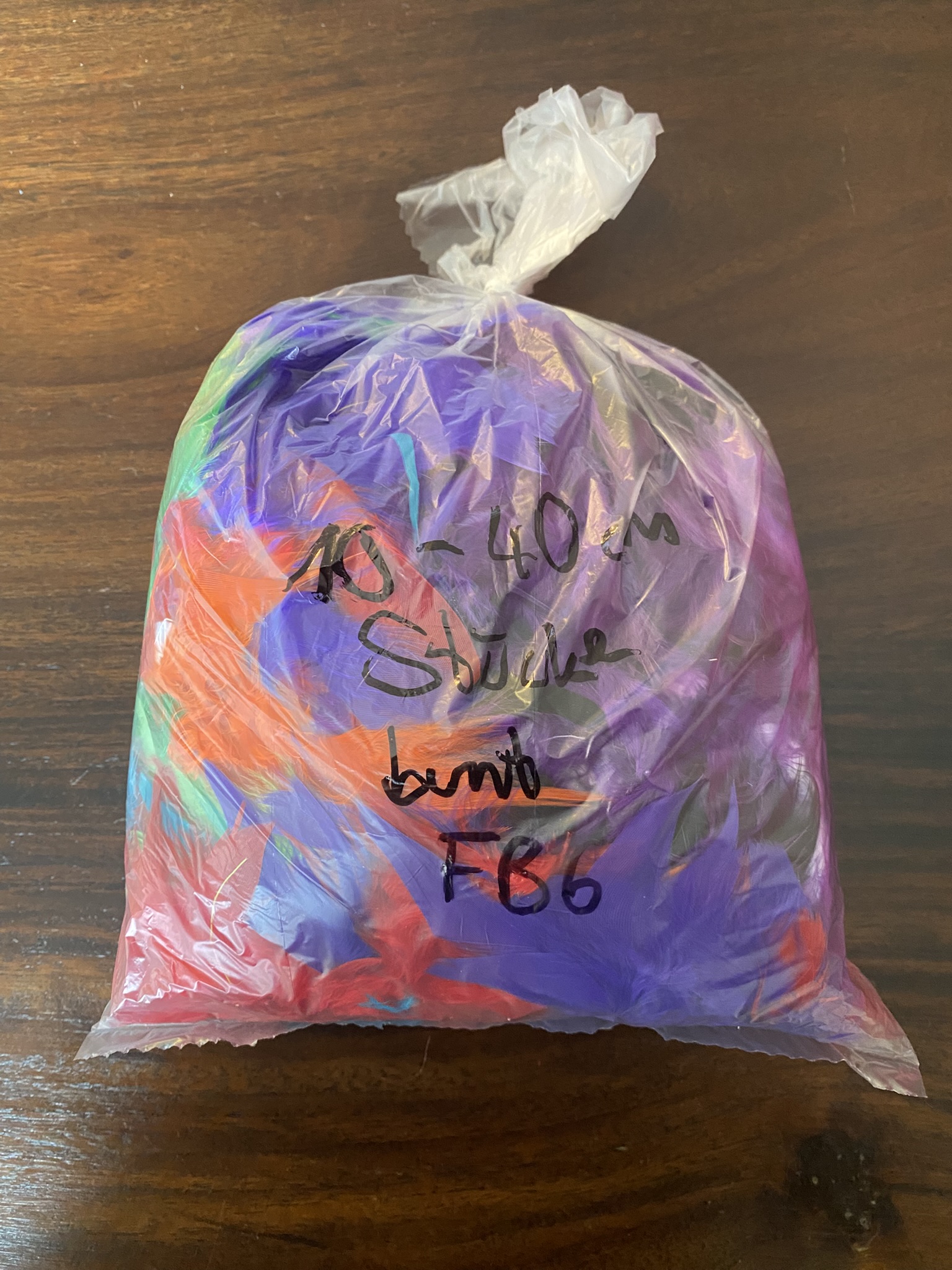 FB6 Federboa-Stücke bunt