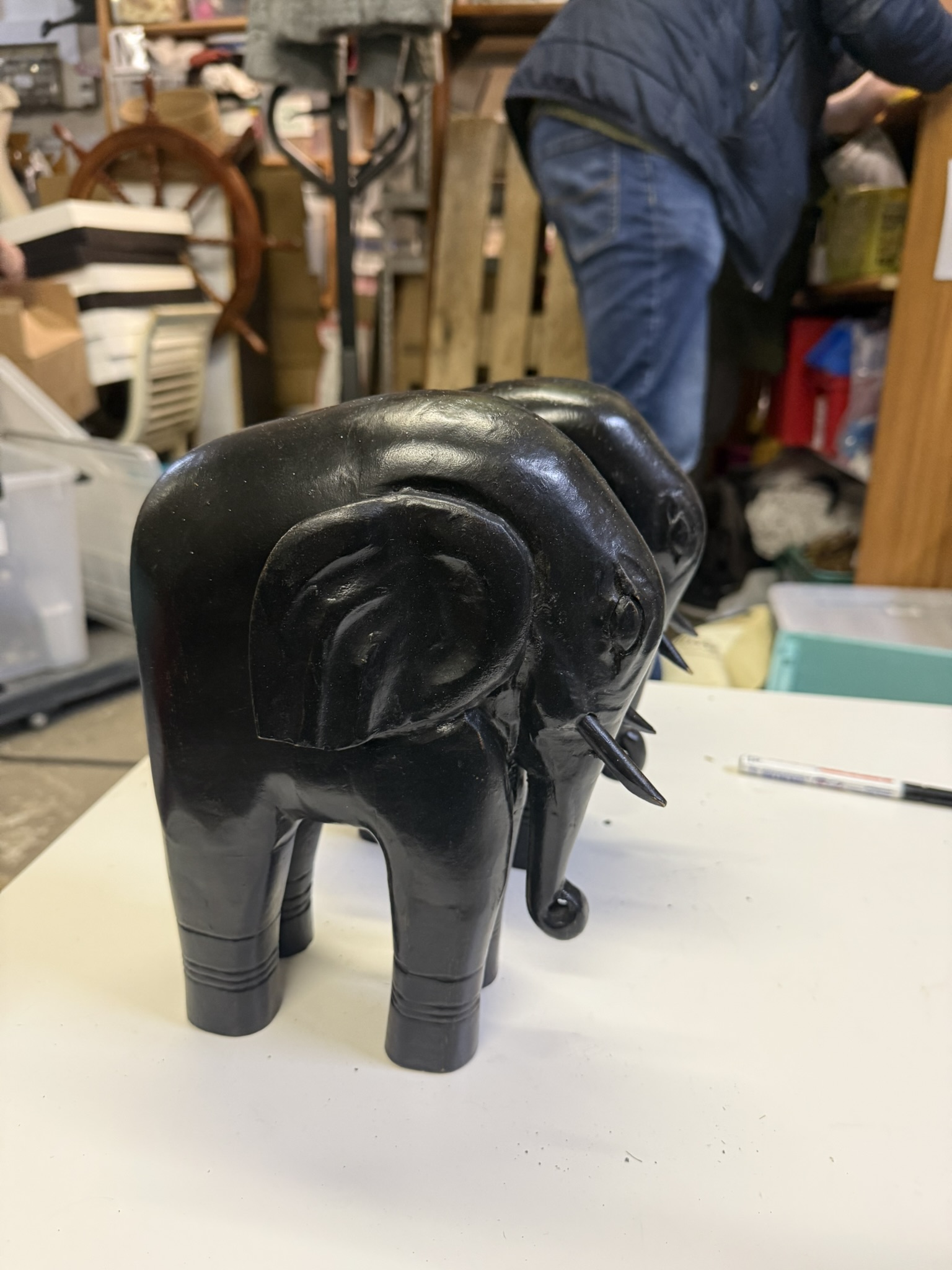 A07-001 Holz-Elefant