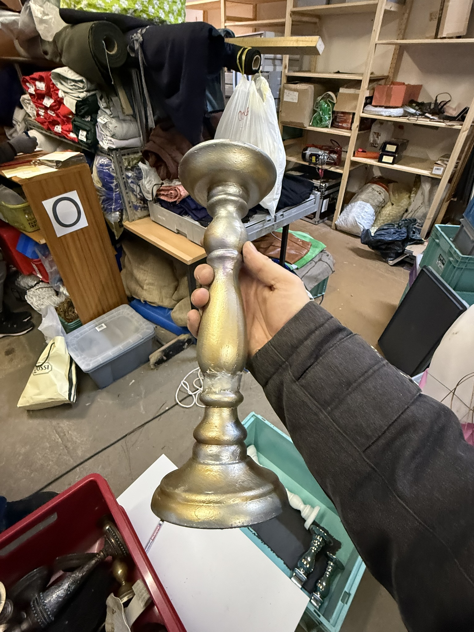 A05-003 Holz-Kerzenständer 