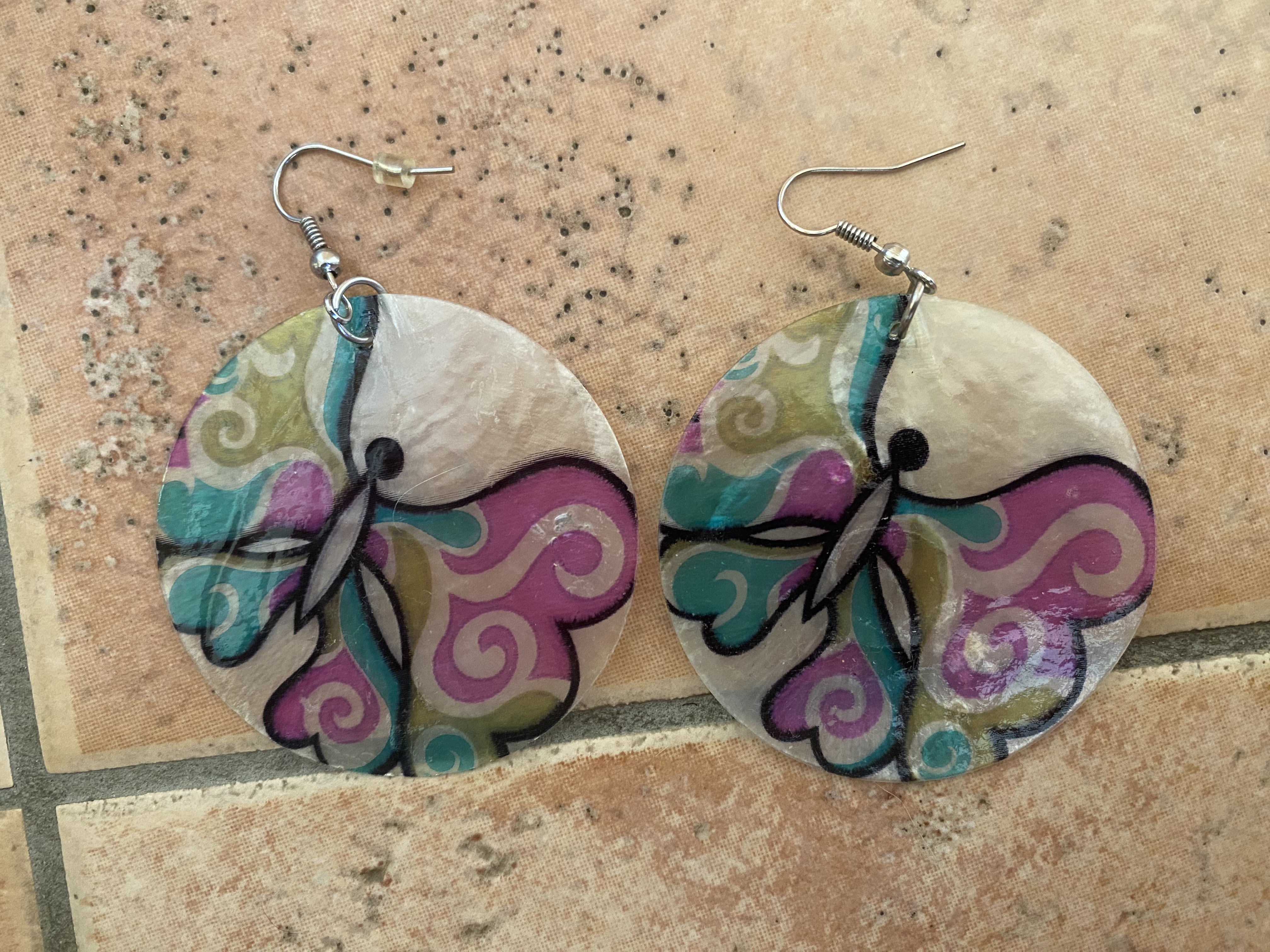 V01-082 Ohrringe Schmetterling