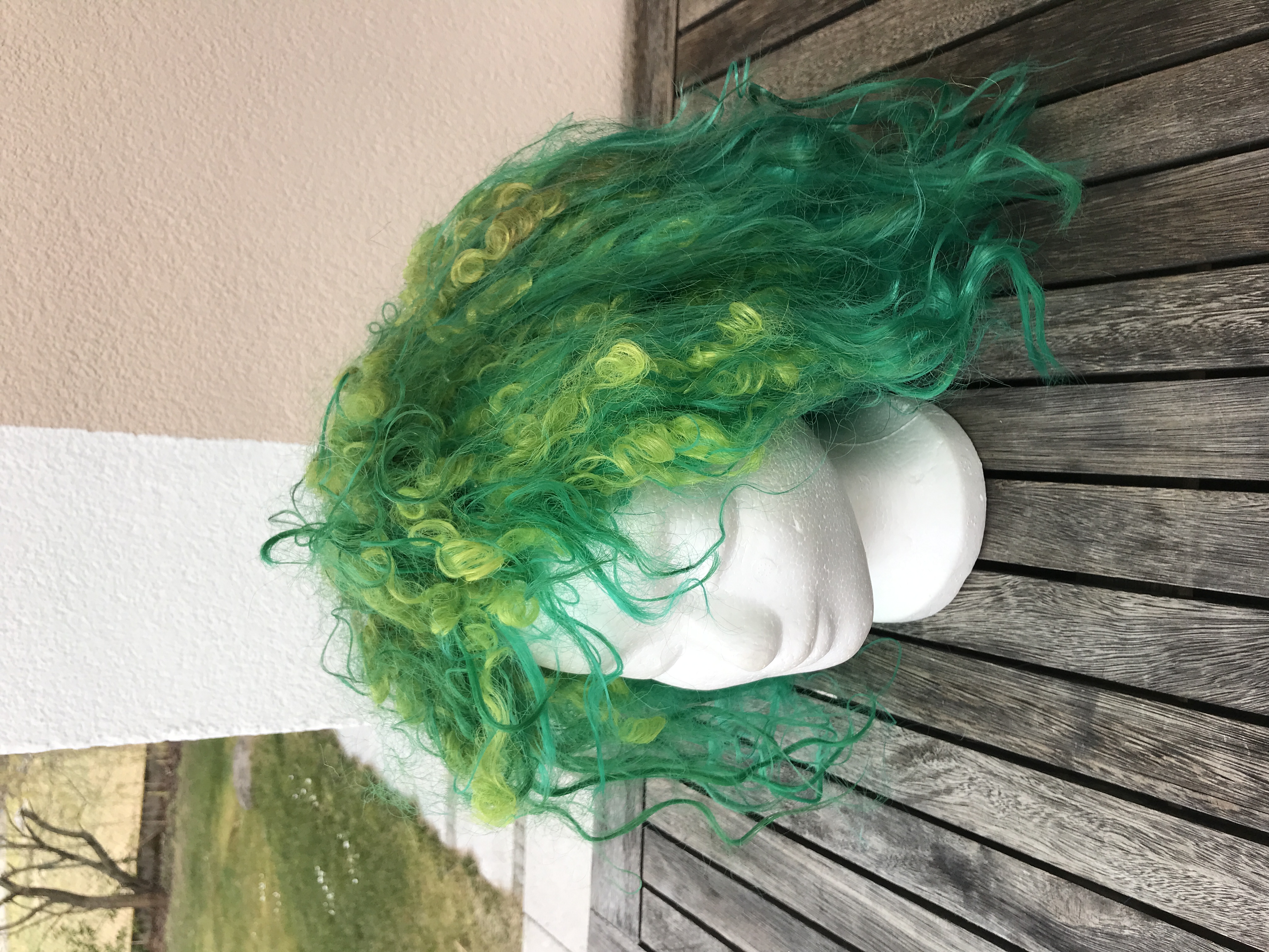 P29 Perücke Kobold/Monster/Nixe/Meerjungfrau