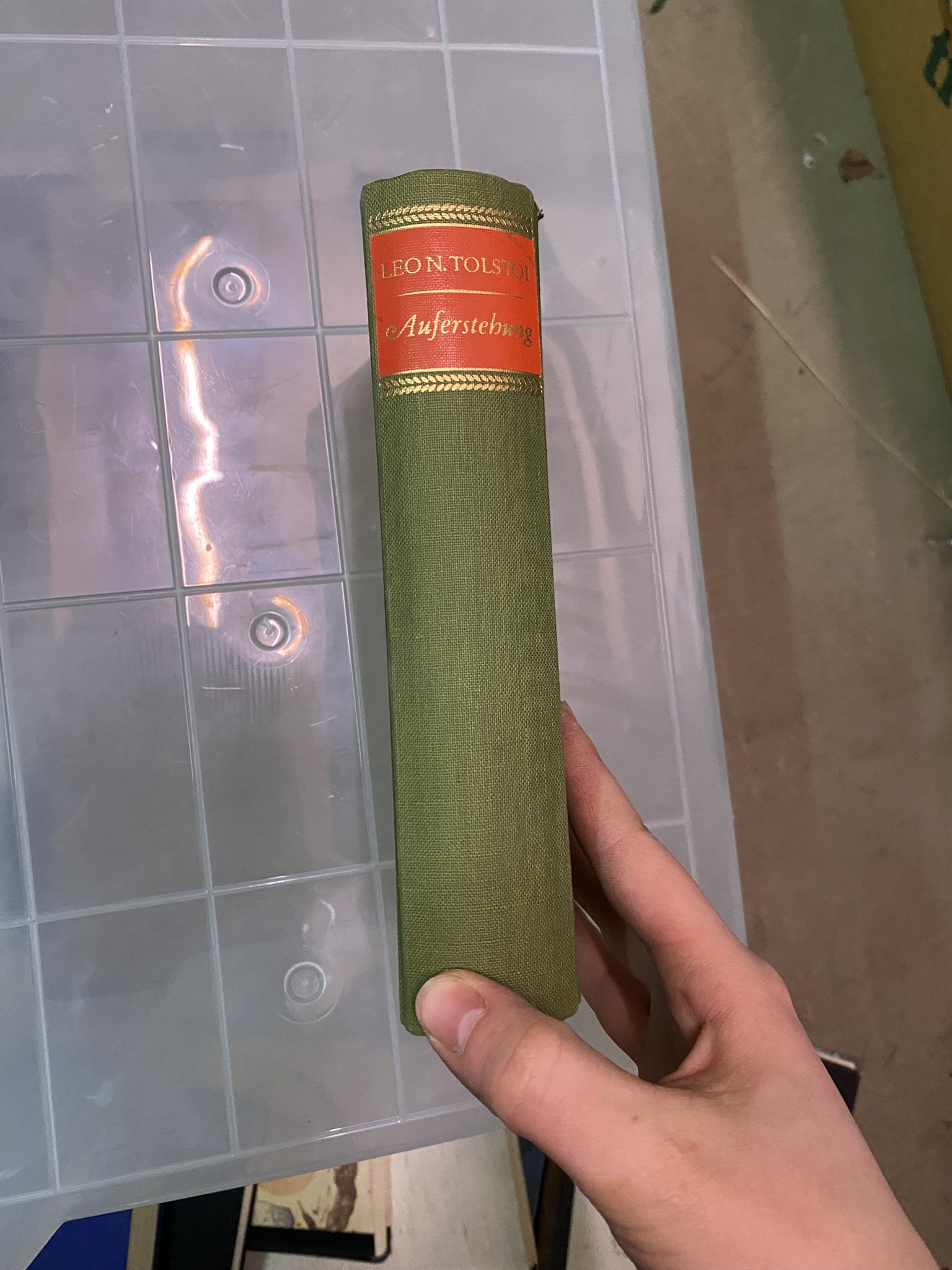 A20-003 Buch "Auferstehung" von Tolstoi