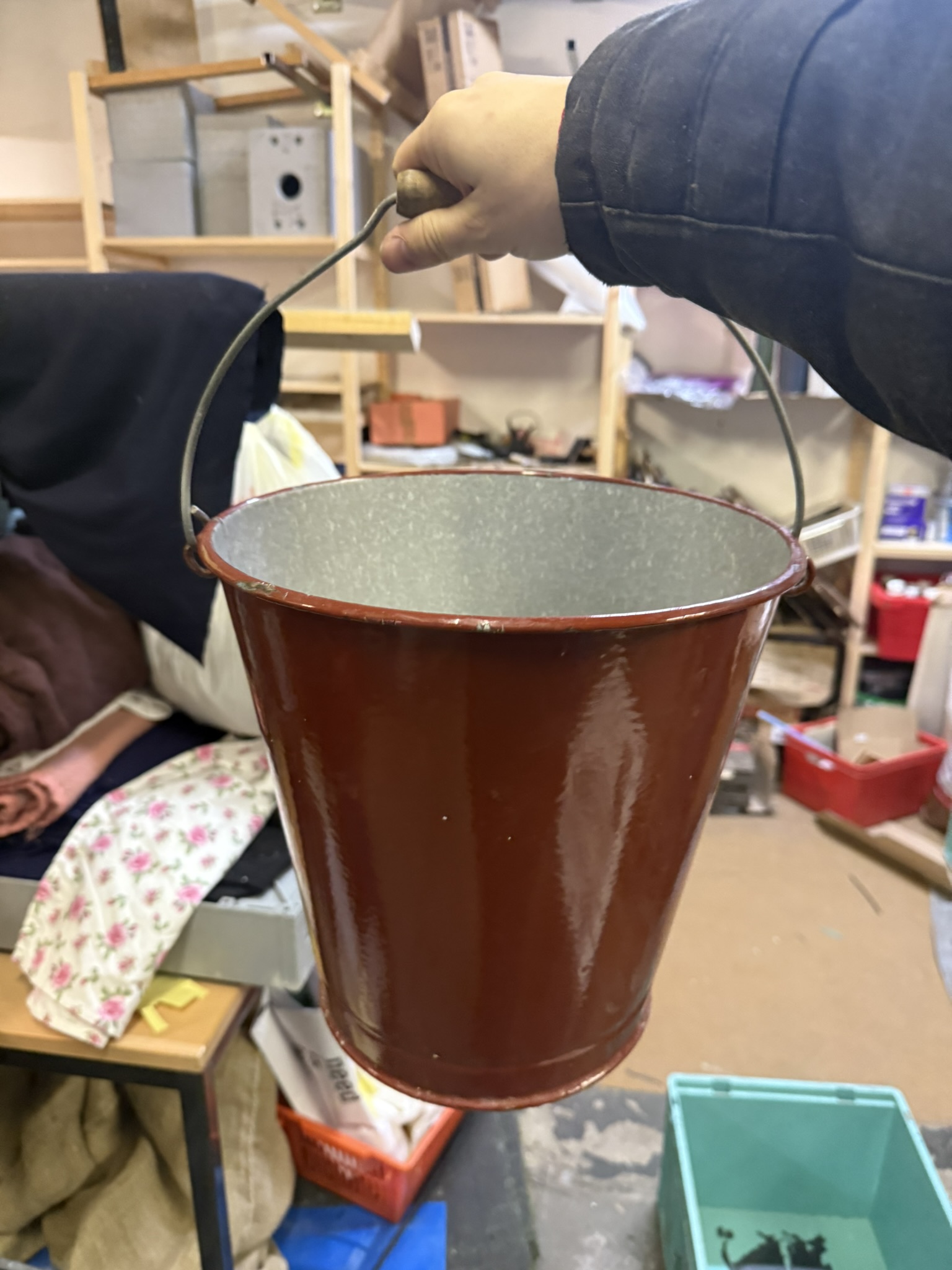 A01-016 Blech-Putzeimer