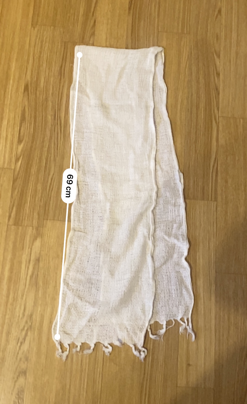 TU16 Schal mit Fransen