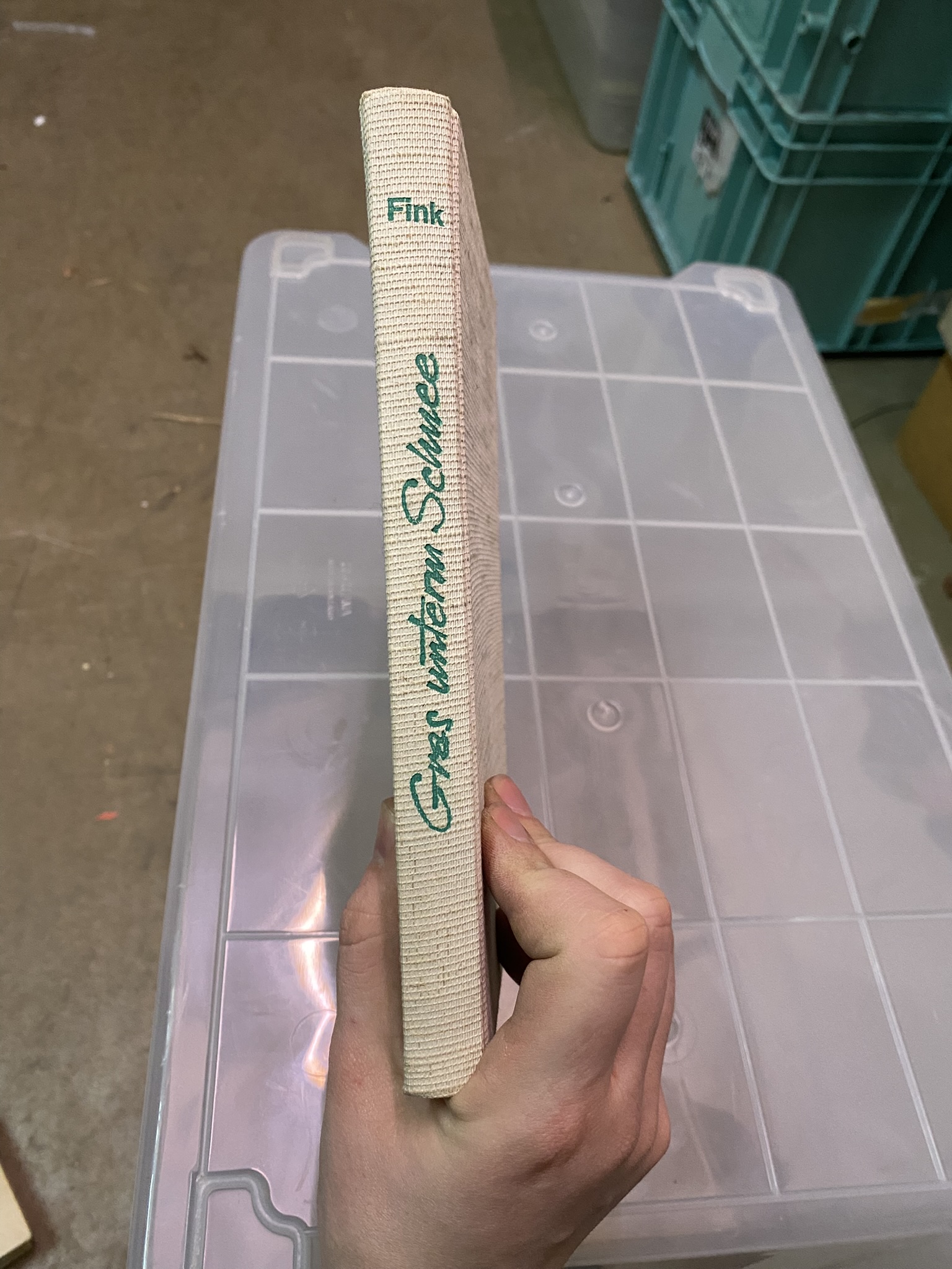 A20-018 Buch "Gras unter Schnee"