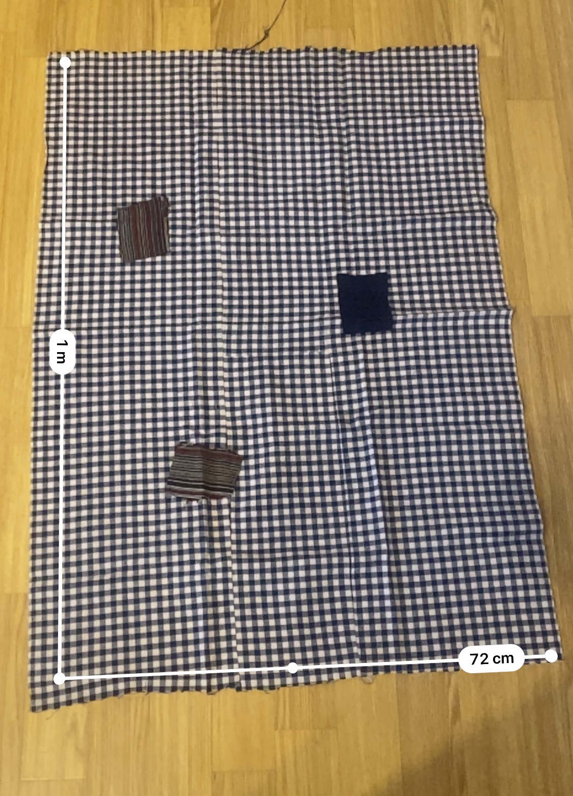 TU34 Tuch mit Flicken