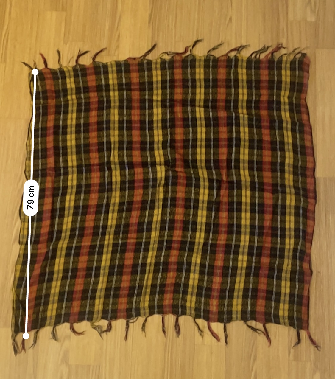 TU41 Tuch mit Fransen