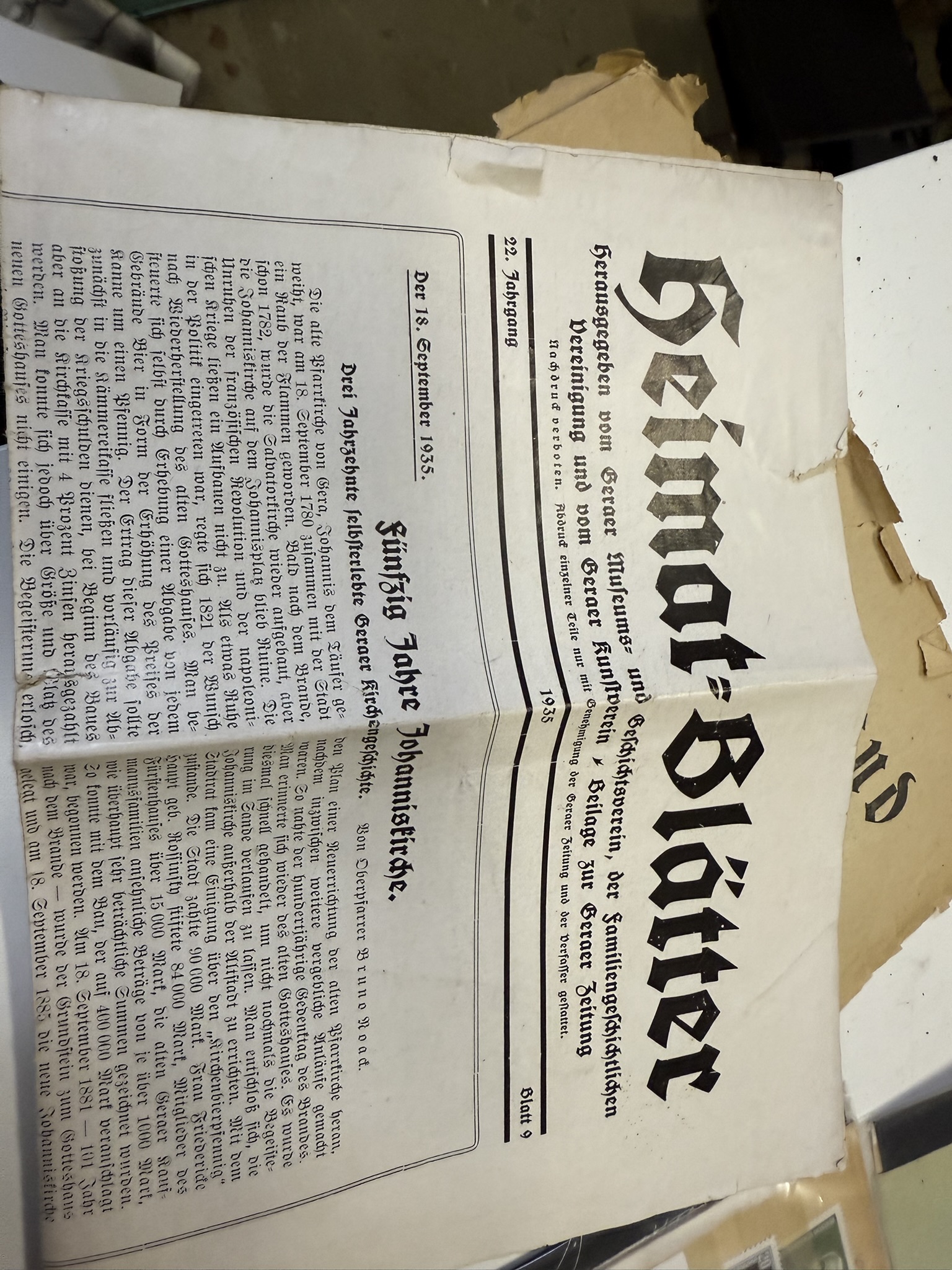 A12-030 Verschiedene alte Dokumente