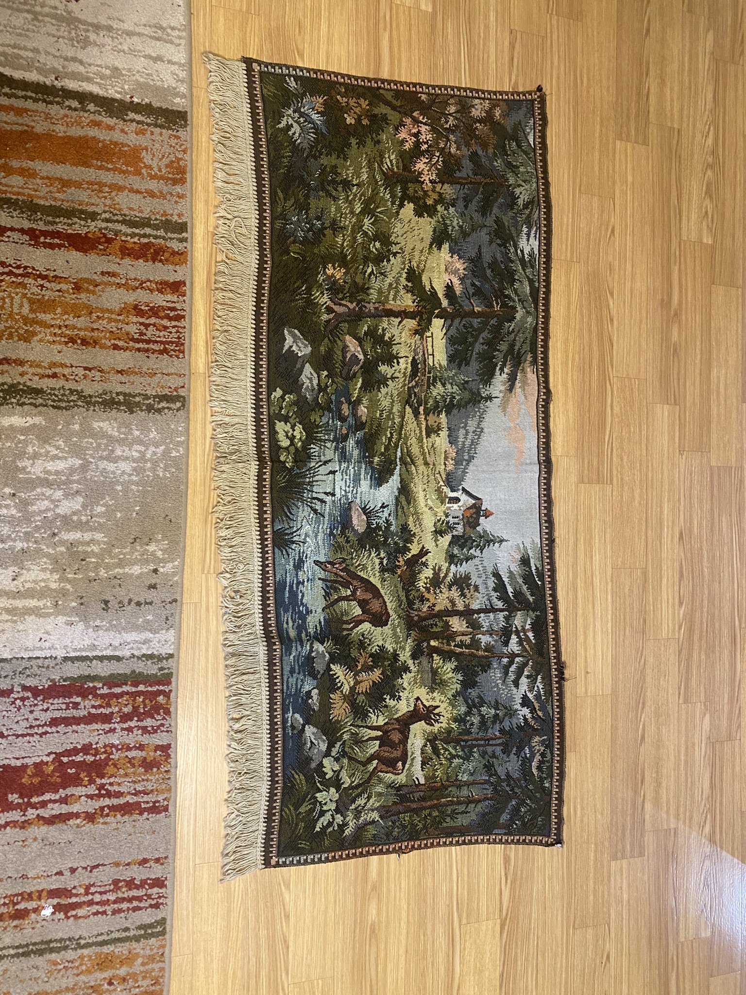 T04-012 Wandbehang mit Jagdmotiv