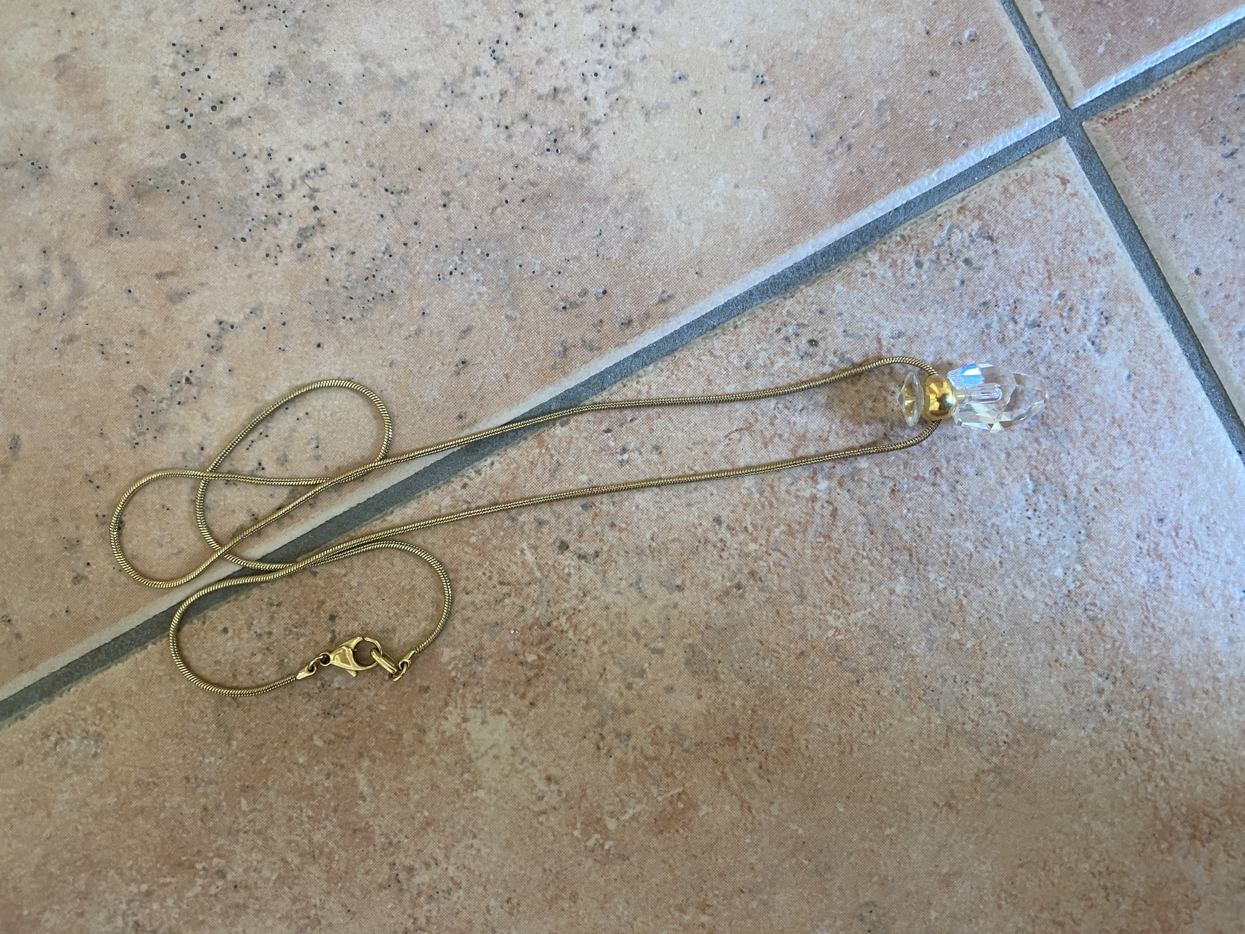 V01-122 Halskette Kristall