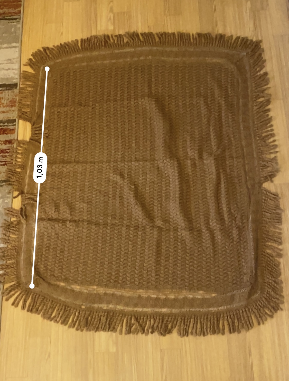 TU46 Wolltuch mit Fransen